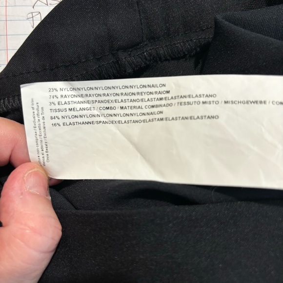 JOSEPH RIBKOFF SZ 8 Pull On Stretch Slim Line Unlined Classic Pants Trousers - Picture 9 of 10